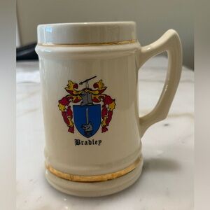 Cream Ceramic Mug with Crest